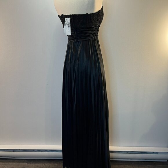 SPEECHLESS Women's Black Pleated Formal Strapless Gown - Size 5 - NWT $119 - Picture 6 of 7